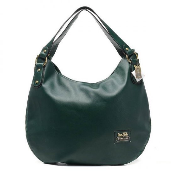 Coach City Logo Large Green Hobo BWD | Women